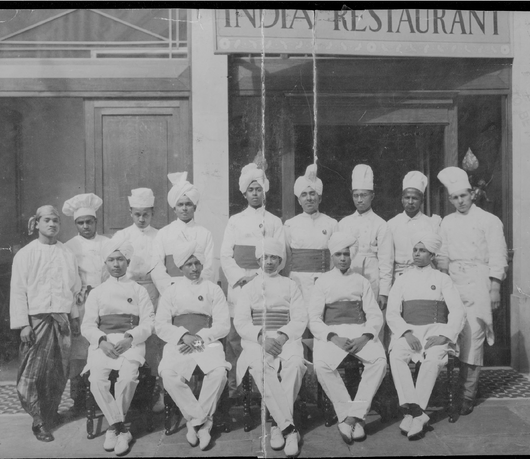 1926 Group picture of Veeraswamy restaurant staff
