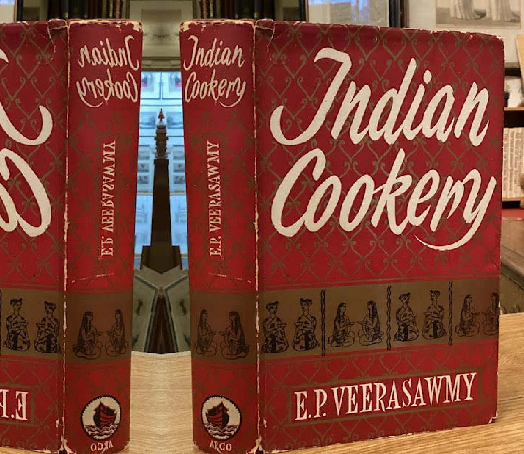 Edward Palmer published a book of recipes called Indian Cookery. He signed it as E.P. Veerasawmy
